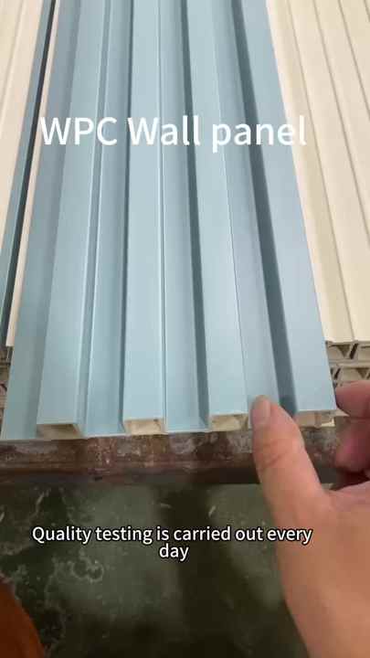 Waterproof PVC 3D Fluted Wall Panel Decorative Wood-Like Interior Wall ...