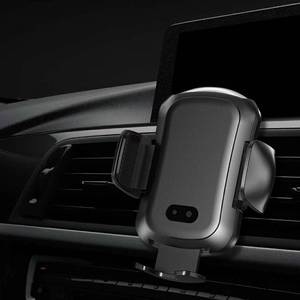 10 Вт Быстрое беспроводное зарядное устройство с вентиляционным отверстием Автомобильный держатель для телефона