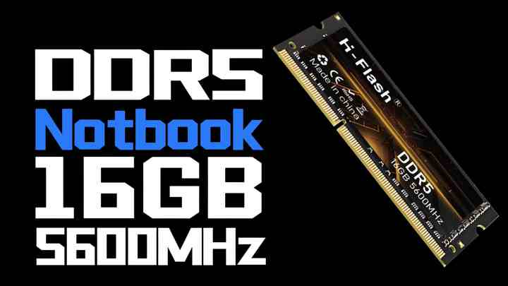 H-Flash DDR5 Memory: 8GB, 16GB, 32GB, 4800-5600MHz RAM for Laptops