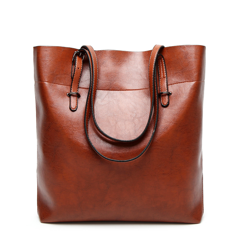 New Women'S Fashion Simple Tote Bags One Shoulder Aslant Leisure Female Bag Large Capacity Female Bag