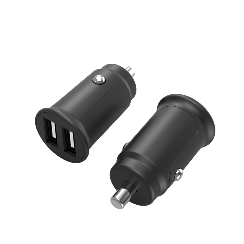 24 Вт EMC сертификации Универсальное зарядное устройство с двумя выходами для автомобиля зарядное устройство для мобильного телефона