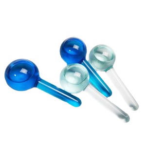 Guangdong Glass Roller ice pack Personal beauty Facial Massage Ice Globes for tighten skin and reduce large pores