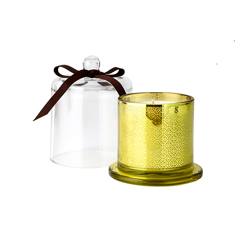 Экологичный прозрачный и цветной стеклянный роскошный сосуд для свечей, конкурентоспособная цена