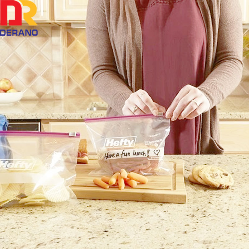 ldpe clear zipper bag custom ziplock bag slider ldpe bag mead in china