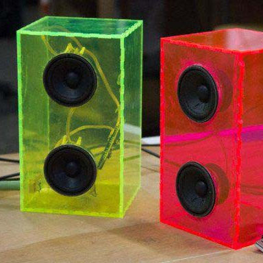 acrylic speaker box