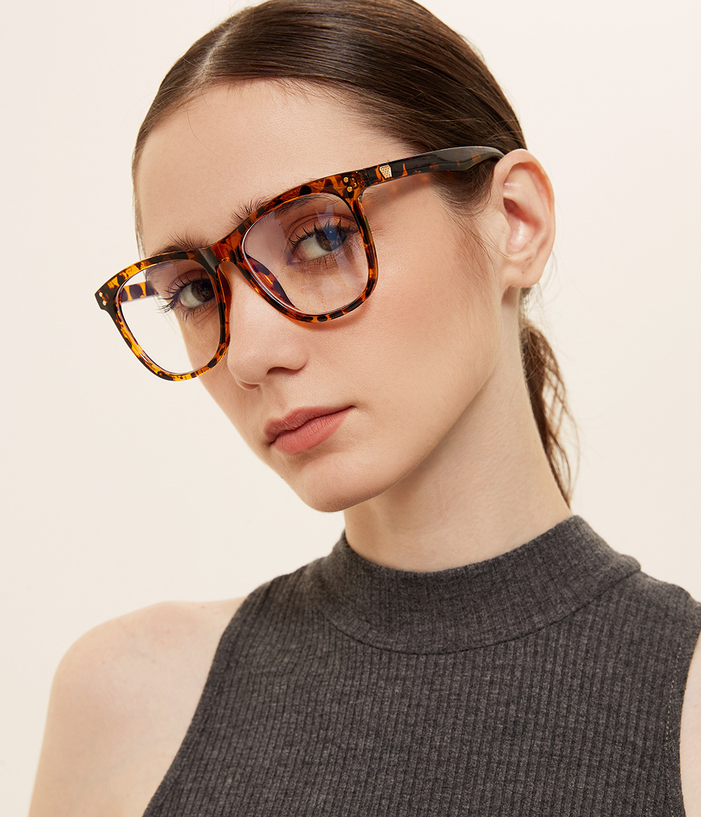 电脑游戏蓝光滤镜切割眼镜框眼镜黑色防蓝光阻挡眼镜女士男士2020 - b