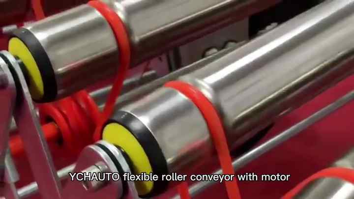 Truck Loading Unloading Flexible Roller Conveyors Carton Corrugated Box ...