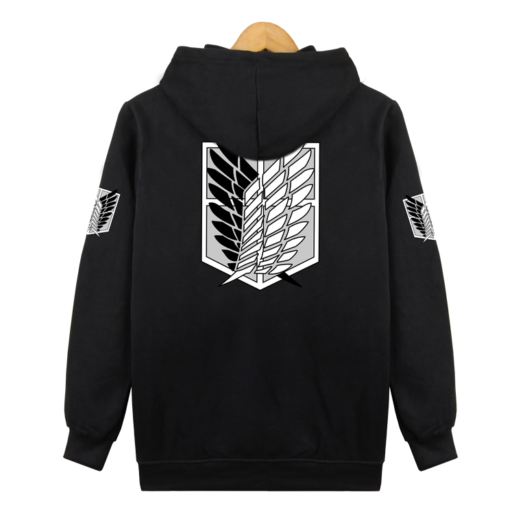 Uget Women/'/'s Attack on Titan Long Sleeve Hoodies Sweater Jacket Costume Coats M