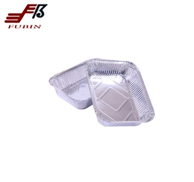 1000ml Takeaway Food Freezer Colored Aluminum Foil Pans With Plastic Cover