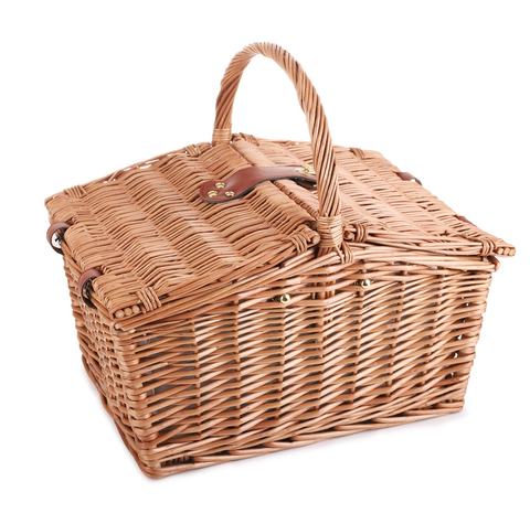 wicker picnic basket