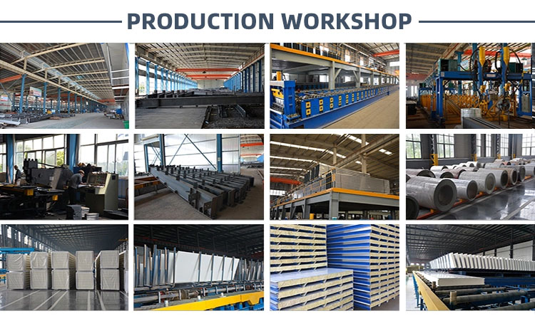 Stability Steel Frame Warehouse Construction ODM Metal Building Steel Structure
