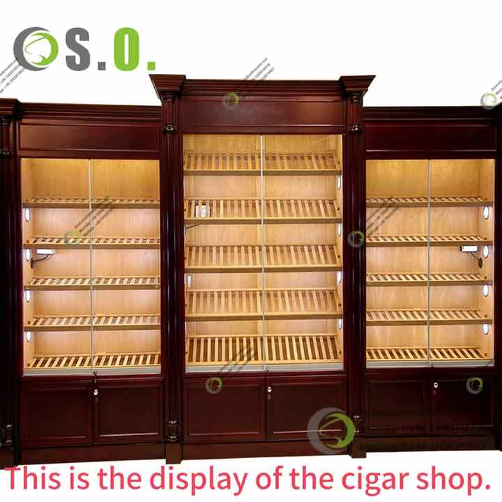 Luxury High End Cigar Display Case Retail Cigarette Rack Display ...