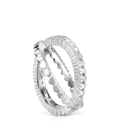 Sterling Silver Anillo para Niños Chicas Gato Perro libre Macaroon Caja De Regalo