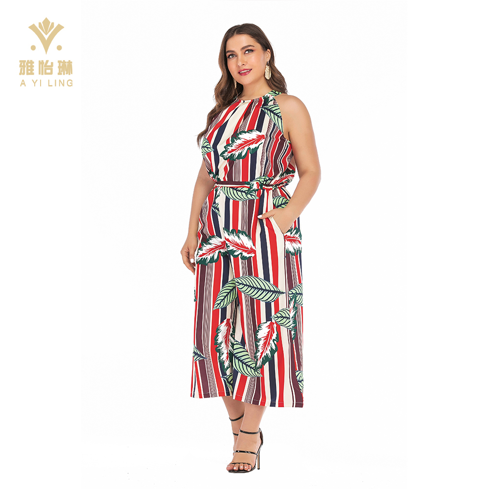 zhaoabao Womens Wide Leg Pants Jumpsuit Off Shoulder Sleeveless Ruffle Dress