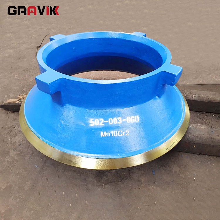 Высококачественная конусная дробилка Terex Nordberg Symons, износостойкие части мантии и вогнутой чаши