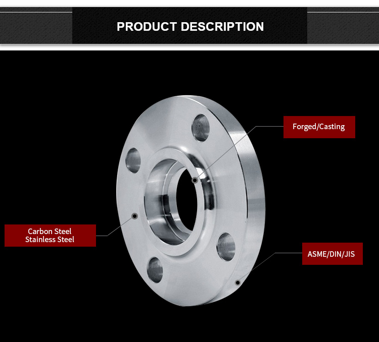 Sfenry Forged Carbon Steel ASTM A105 Threaded NPT Class 150 RF Flange ANSI B16.5