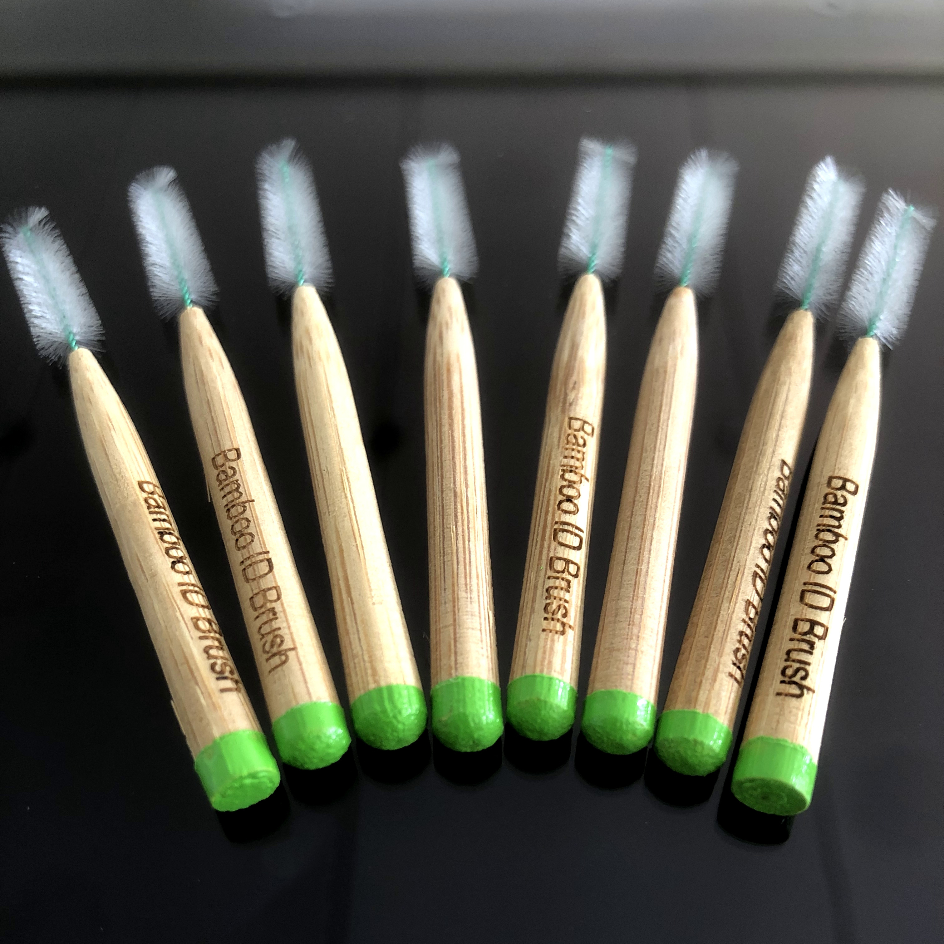 Экологичная Органическая Бамбуковая межзубная щетка между зубами