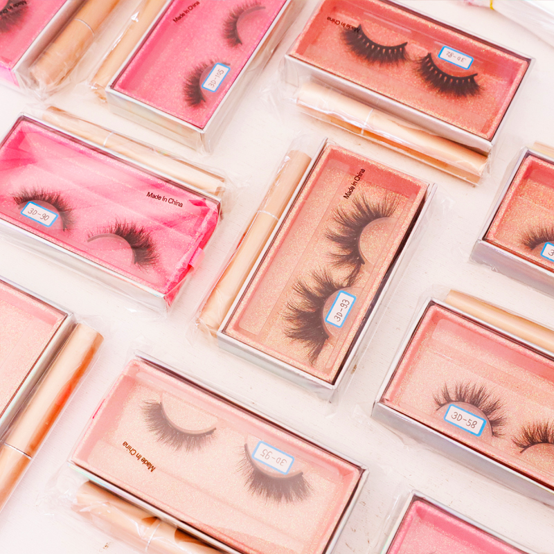 Горячие продажи мягкие искусственные норковые магнитные ресницы 3D с частной этикеткой