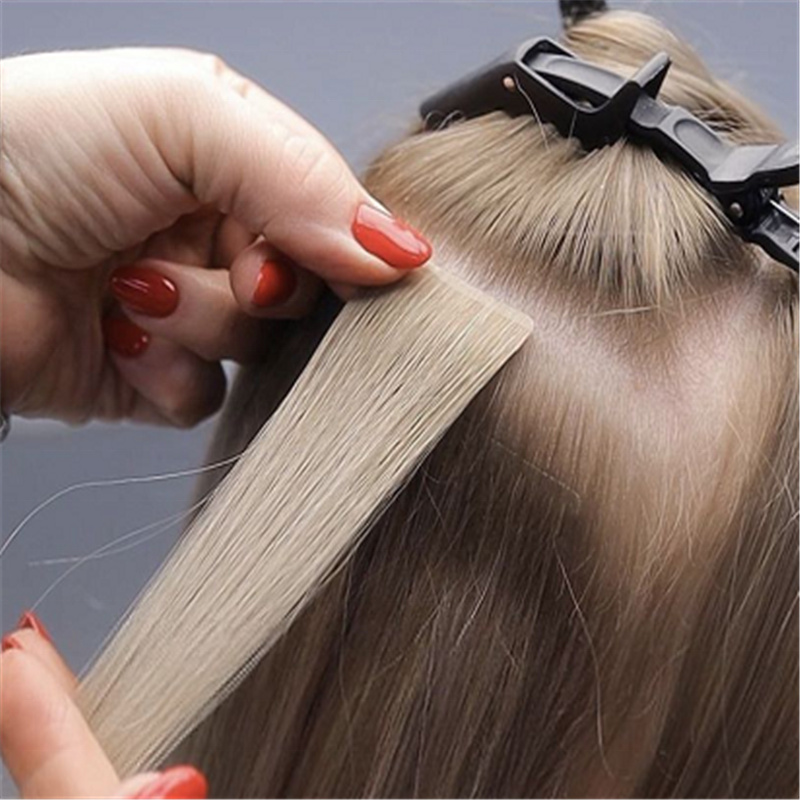 Нарощенные волосы на ленте. Афронаращивание термоволокном. Холодное ленточное наращивание. Ленточное наращивание волос на короткие волосы. Ленточное наращивание волос.