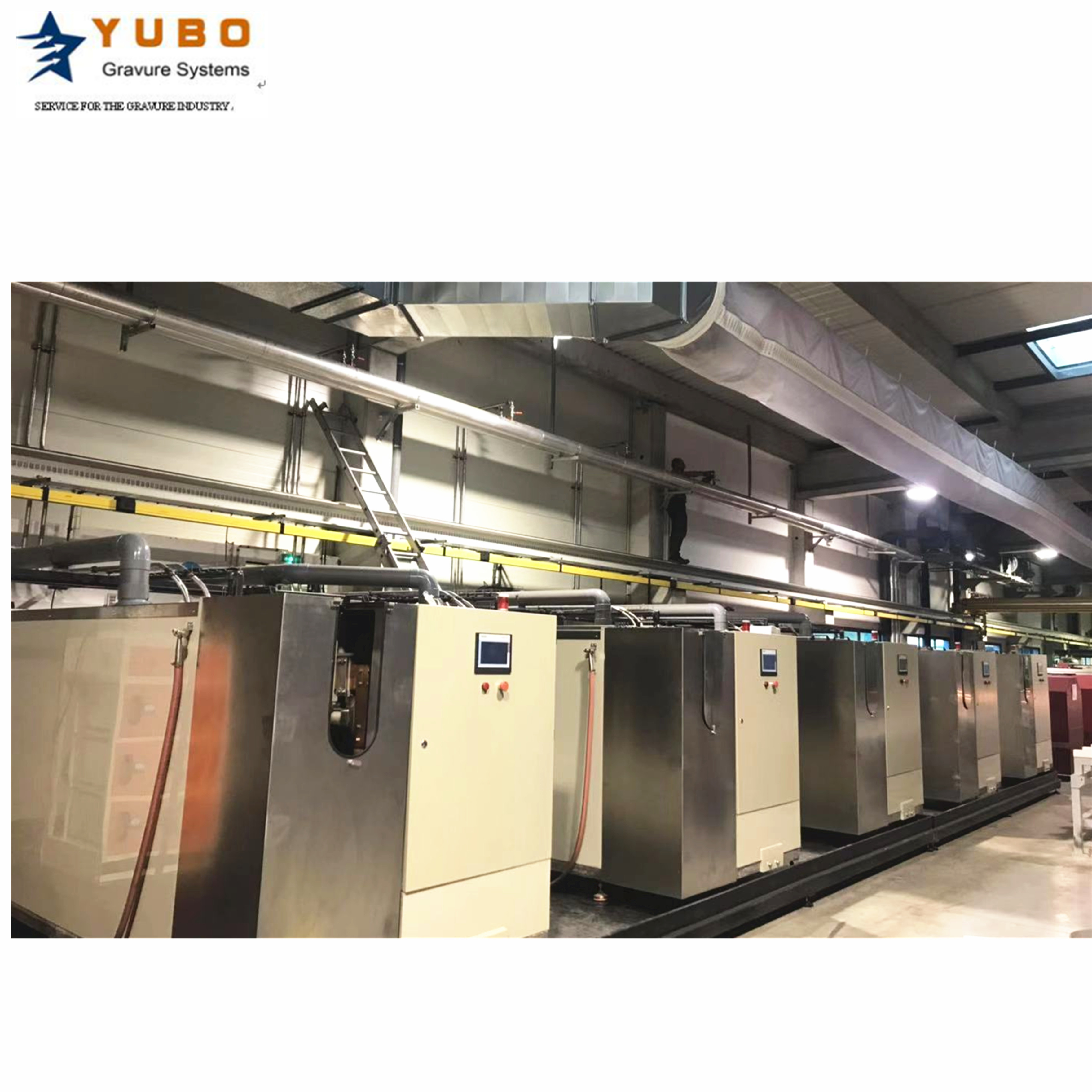 Ротогравюрная печатная машина для цилиндра поверхностное покрытие машины