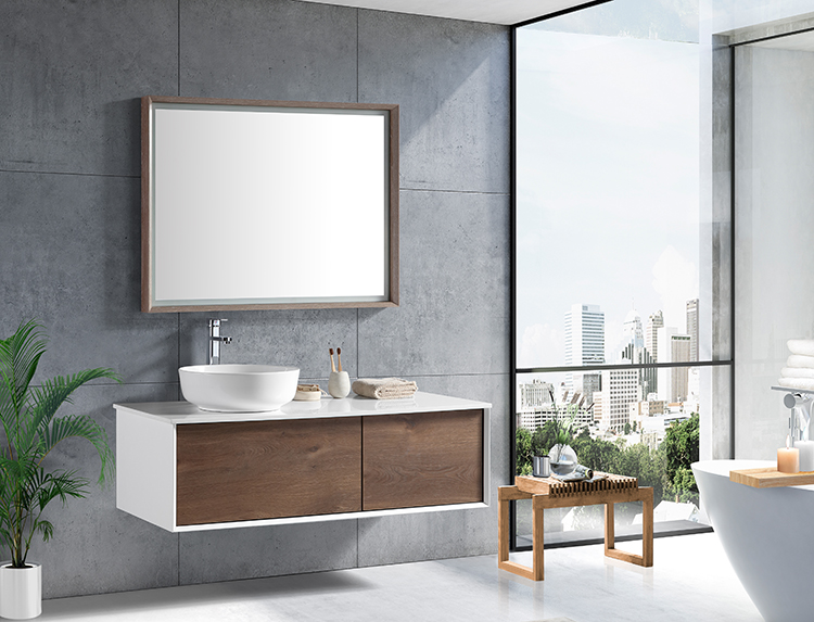 Italian bathroom vanity fancy wall bathroom vanity cabinet with led mirror