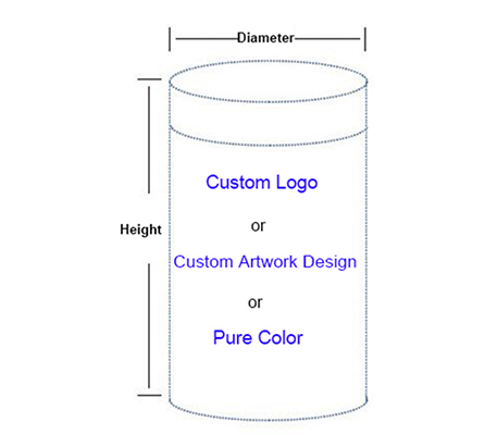 ODM Cosmetic Paper Tube Packaging Tłoczenie na gorąco Matowe lakierowanie 2