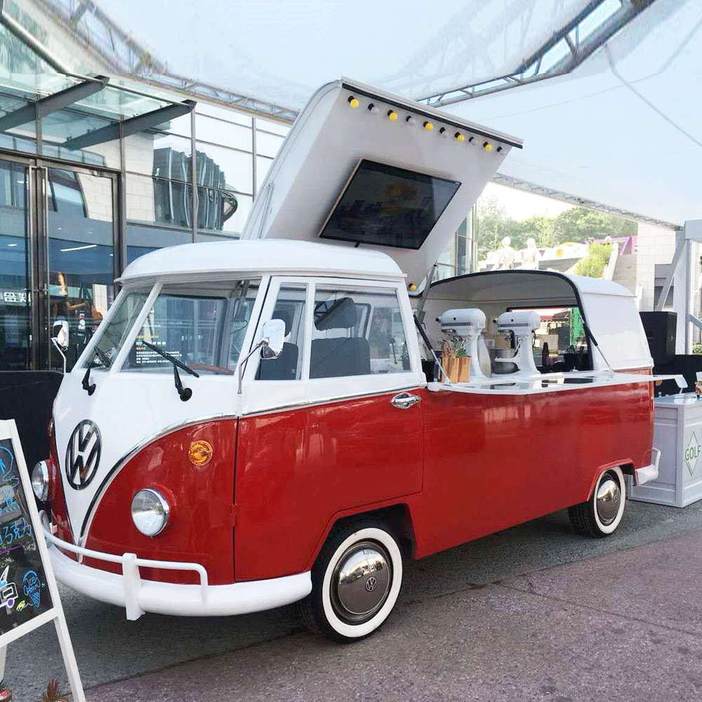 Китайский поставщик, красочная уличная электрическая тележка для фаст-фуда, Мобильная тележка для еды