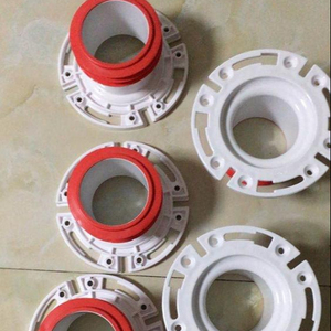 Американский стенд 4 дюйма фланец туалета белый цвет красная обувь на резиновой подошве