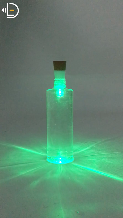 Umiwe Luci della bottiglia, luci della stringa ricaricabili USB, 2024 Luci di fata della bottiglia di vino aggiornate con sughero per Natale(Caldo, 8Pack