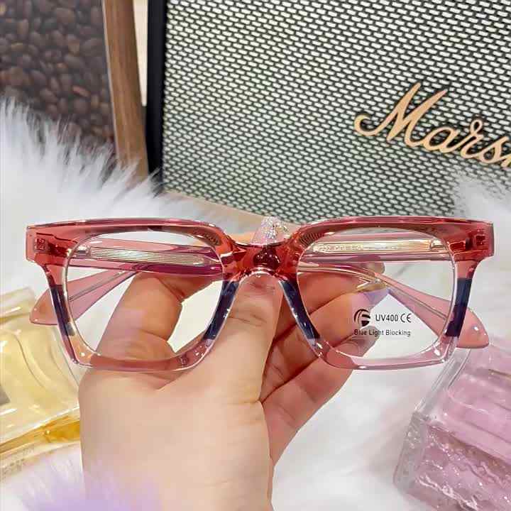 Lentes Transparentes Gafas Al Aire Mujer 97727 Montura De Gafas De