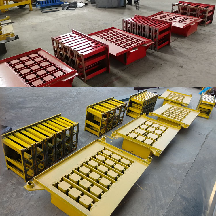 Different capacities AUTOMATIC Cement brick making machinery Concrete block machine production line