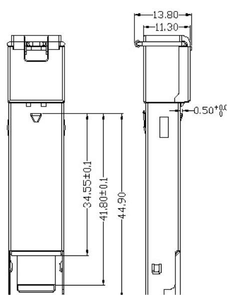 Transmisor-receptor del sfp de la fibra óptica del olt del epon del sfp del olt del gepon del módulo PX20+ PX20++ px20+++ de Pon