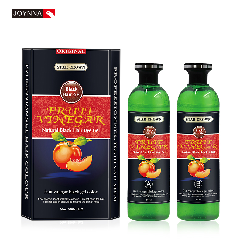 JOYNNA фруктовый уксус краска черное масло натуральный цвет фруктов винигер гель для окрашивания волос