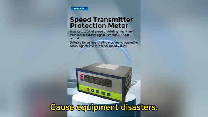 Speed Device Machinery Speed Device 220VAC/24VDC Power 4~20mA Output Speed ...