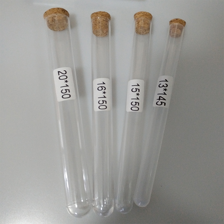 Пользовательский логотип 25x150 мм пластиковые пробирки оптом