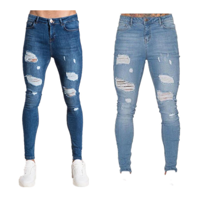 Joe Wenko Boys Slim Fit Comfy Washed Denim Pants Elastic Waist Jeas