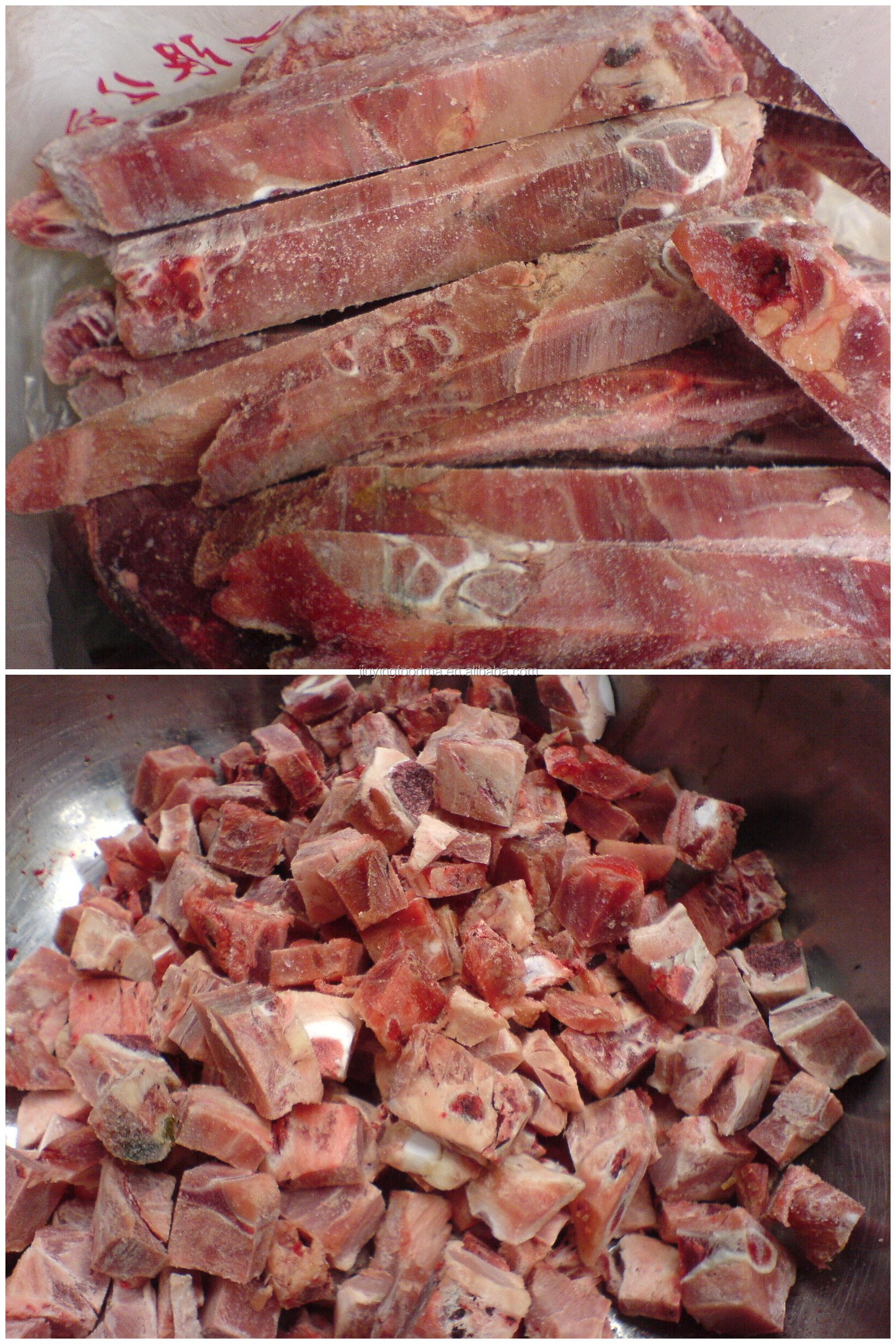High Precision Steak Portion Frozen Meat Cutter Easy To Clean Capacity 600-800KG/H