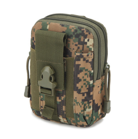 新款军用口袋跑步运动多功能皮革时尚战术腰包