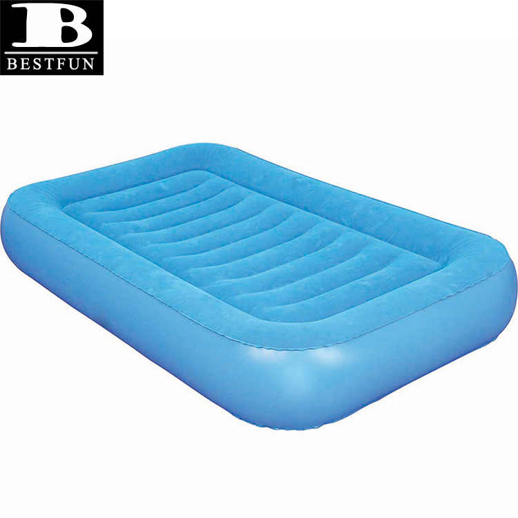 Открытый прочный стекались надувные дети air bed складной портативный взорвать Кемпинг путешествия детская кровать Крытый запасной матрас