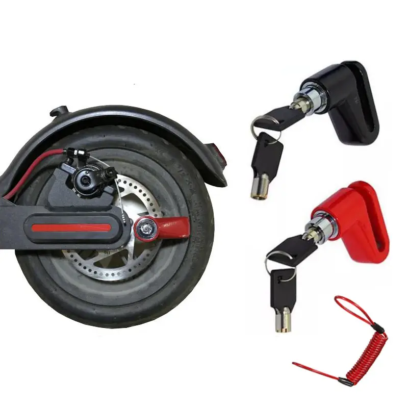 Dagtear Anti-Theft Wheel Disc Brakes with Wire for Electric Scooter