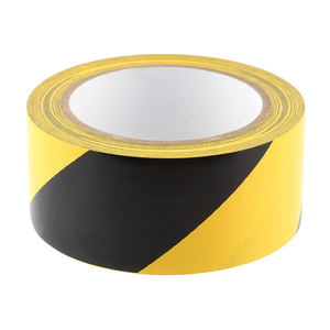 2 Pack Safety Tape Yellow Black Social Distancing Safety Floor Tape 33m x 48mm Anti-Slip Adhesive High-Visibility Strong Vinyl Hazard Warning Barricade Tape Waterproof Caution Dangerous Zones