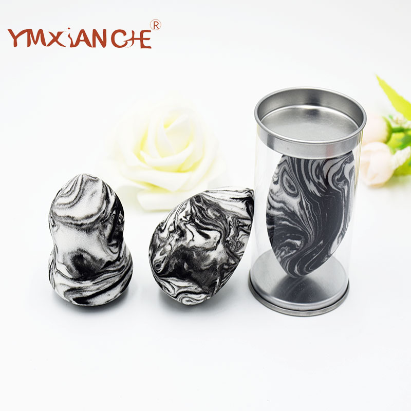 Топ в Корее, Мраморная основа для макияжа лица, косметическая губка, спонж для макияжа