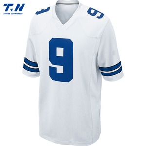 Custom high quality adult 100%polyester american football jersey
