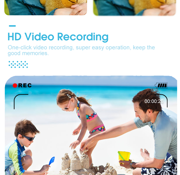 2020 Innovative STEAM Educational Photo Printing Video Shooting Low Price Camera for Girls & Boys