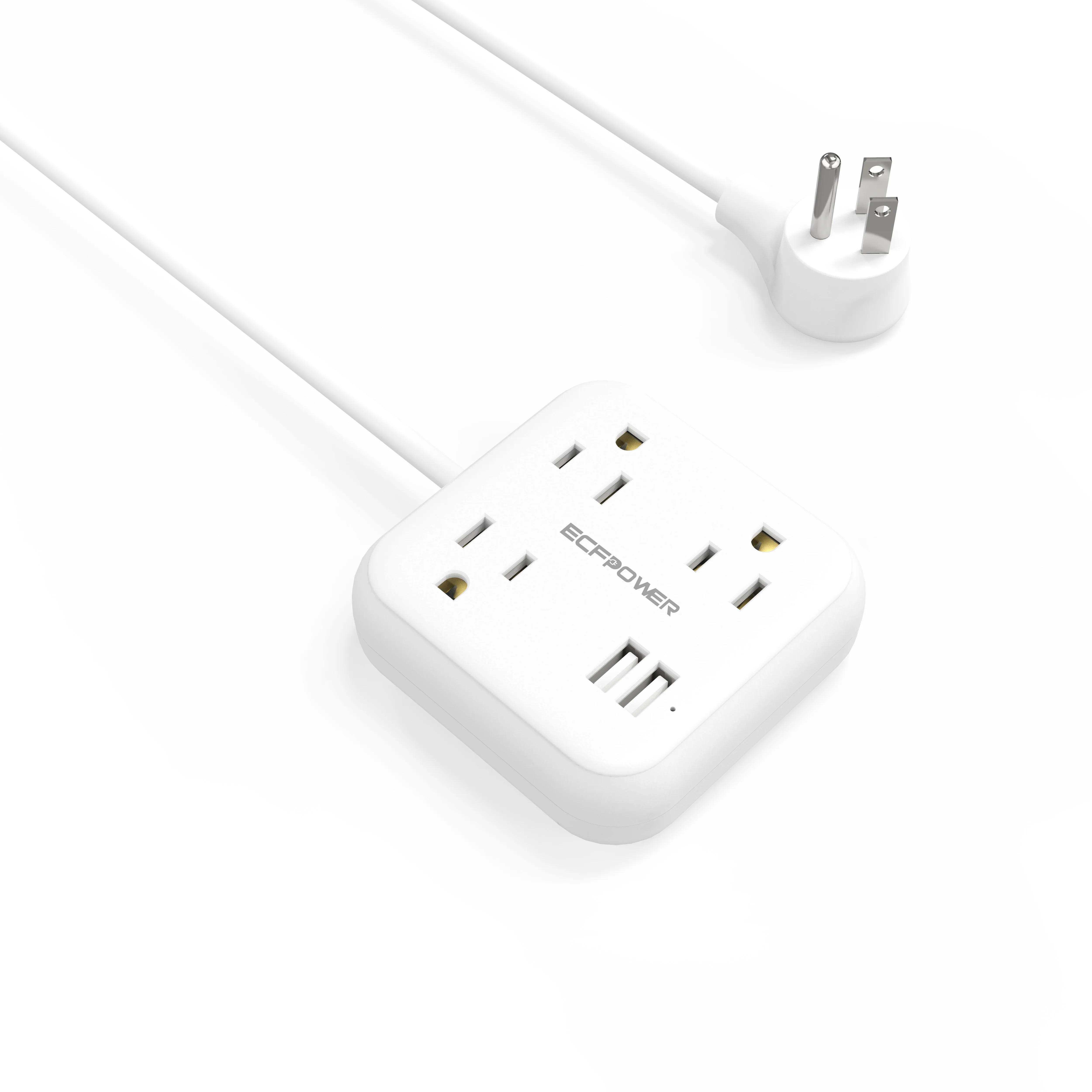 Сетевой фильтр с 2usb-портами, 1Type-C, pd18w, 3 розетки, портативный сетевой фильтр с usb-портом для рабочего стола