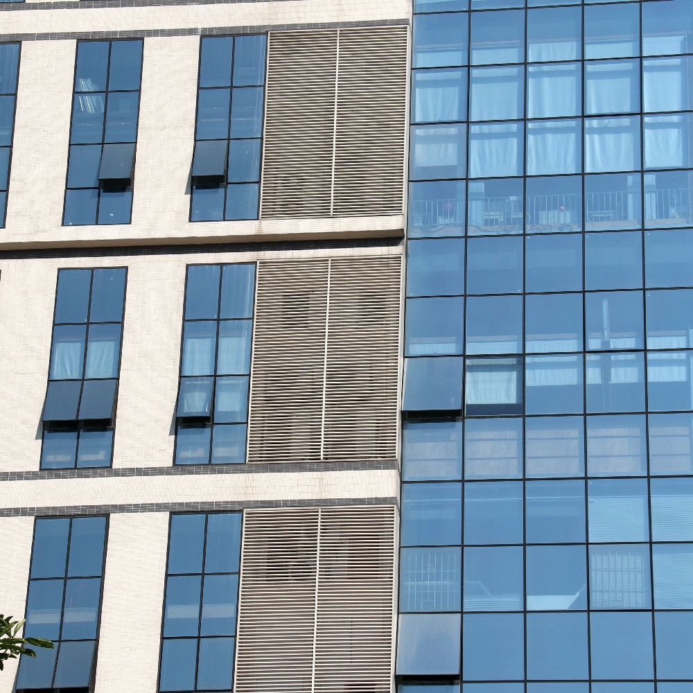 Защитный белый гриль дизайн алюминиевый открытый кондиционер крышка