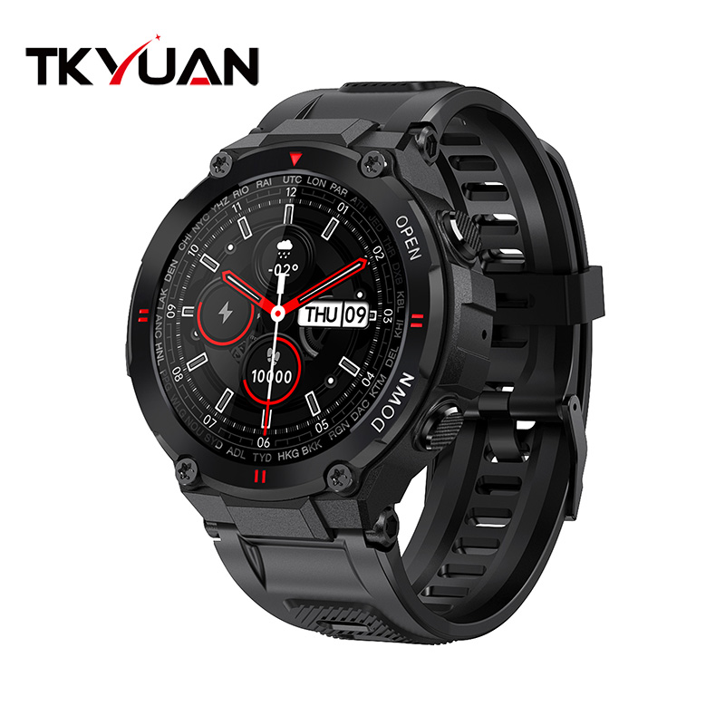 Новинка 2021, мужские спортивные Смарт-часы K22 для фитнеса, многофункциональные часы с синими зубьями для звонков и управления музыкой, будильник, Смарт-часы с напоминанием