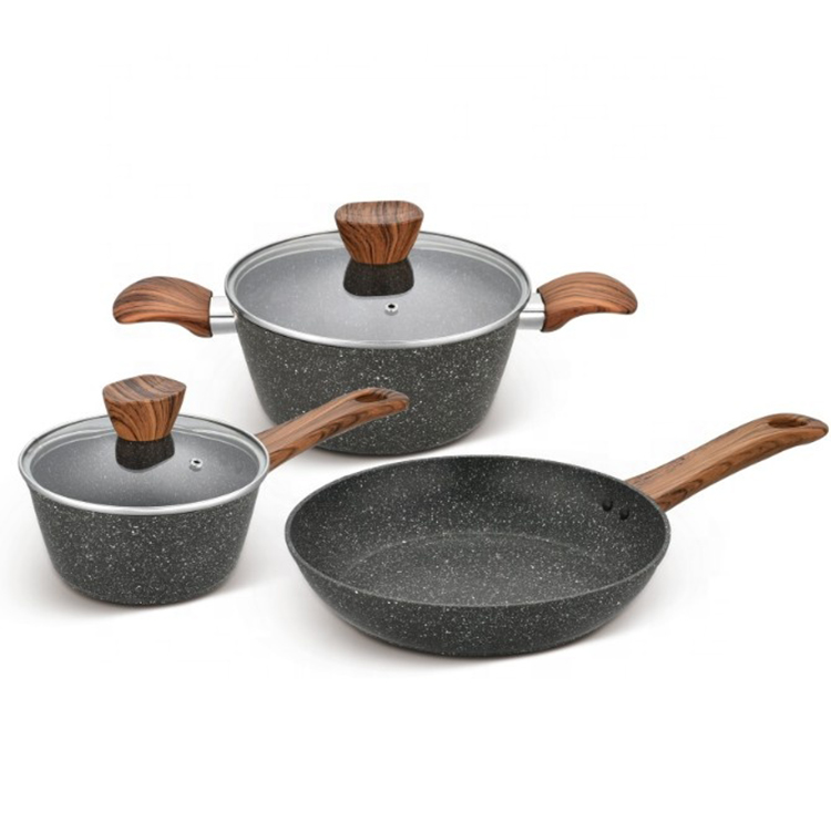 Кованая алюминиевая кухонная посуда, антипригарная кухонная посуда