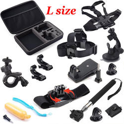 Large Carry Bag Action Camera Accessories Kit For GoPro Hero 5/6/7/8 DJI OSMO AKASO APEMAN YI Campark SJCAM