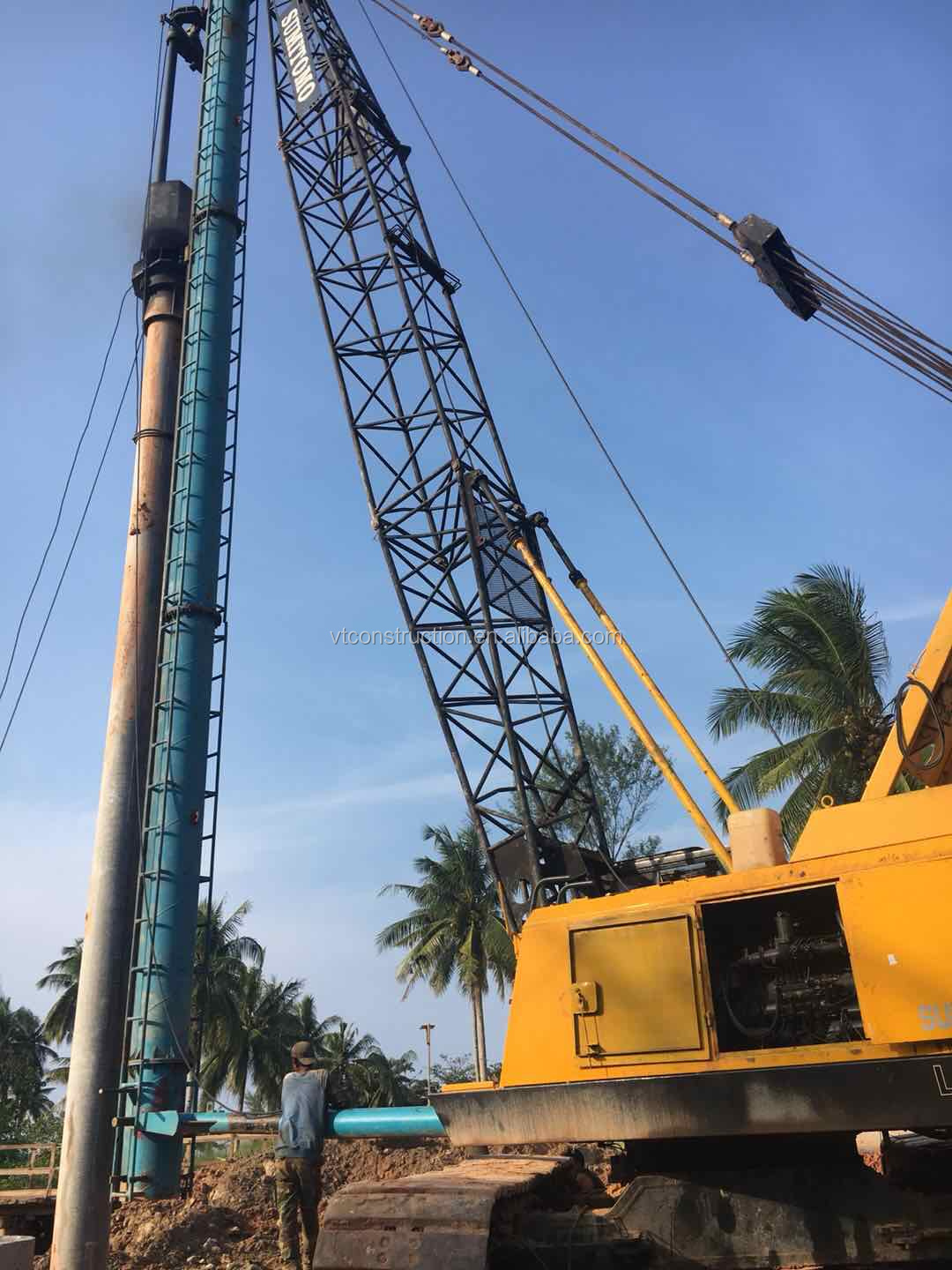 5 吨 k35 delmag dd35 柴油打桩锤出售
